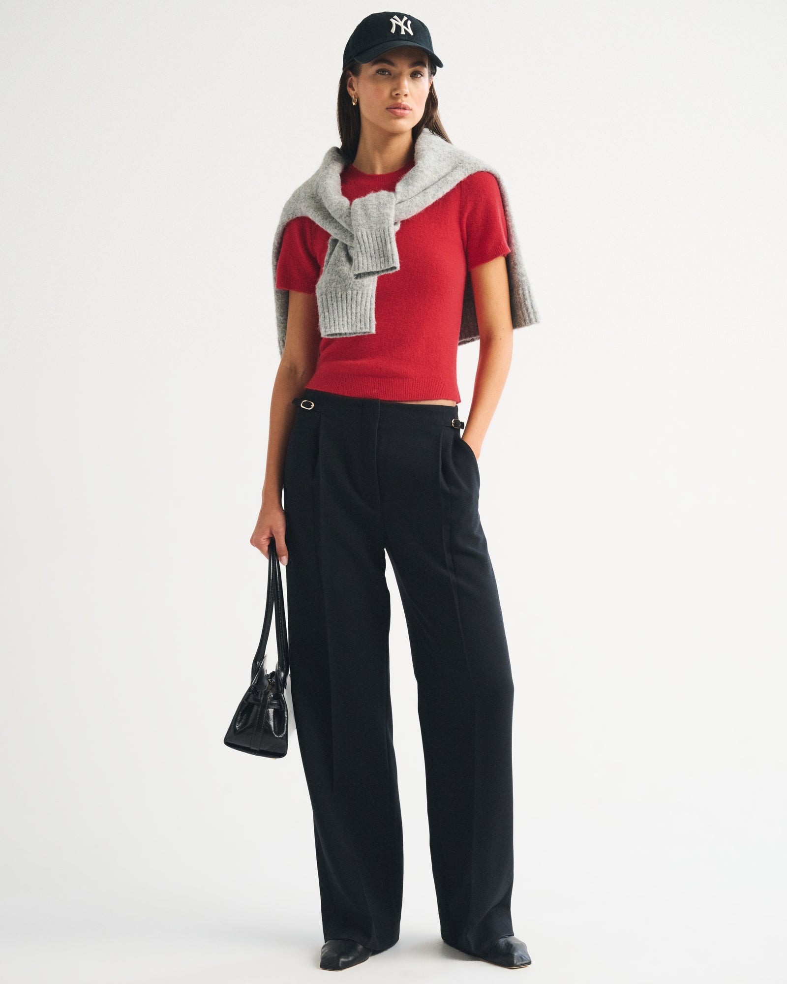 Abercrombie Merino Wool-Blend Sweater Tee