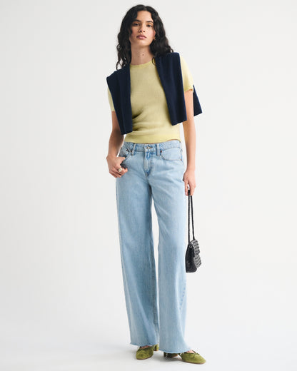 Abercrombie Merino Wool-Blend Sweater Tee