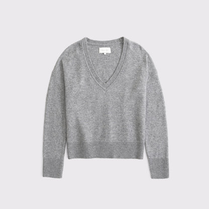 Abercrombie Merino Wool-Blend V-Neck Sweater