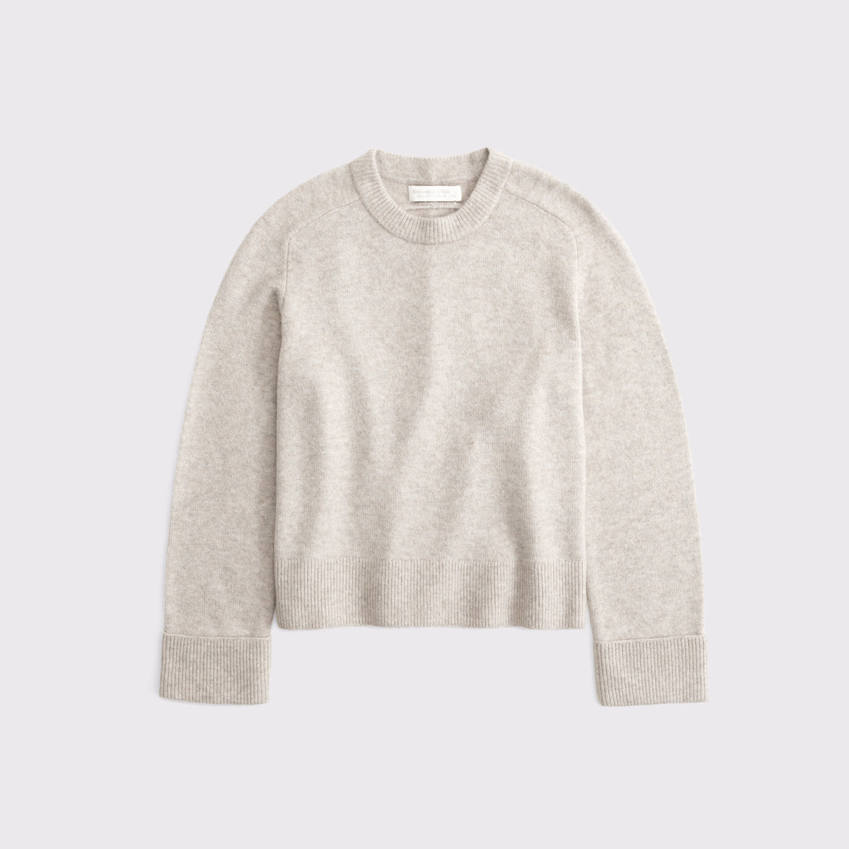 Abercrombie The A&F Madeline Merino Wool-Blend Crew Sweater