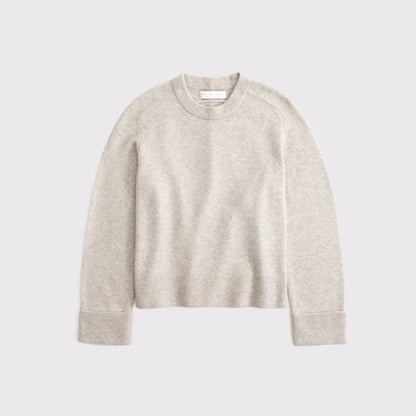 Abercrombie The A&F Madeline Merino Wool-Blend Crew Sweater