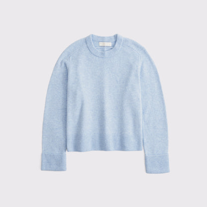 Abercrombie The A&F Madeline Merino Wool-Blend Crew Sweater