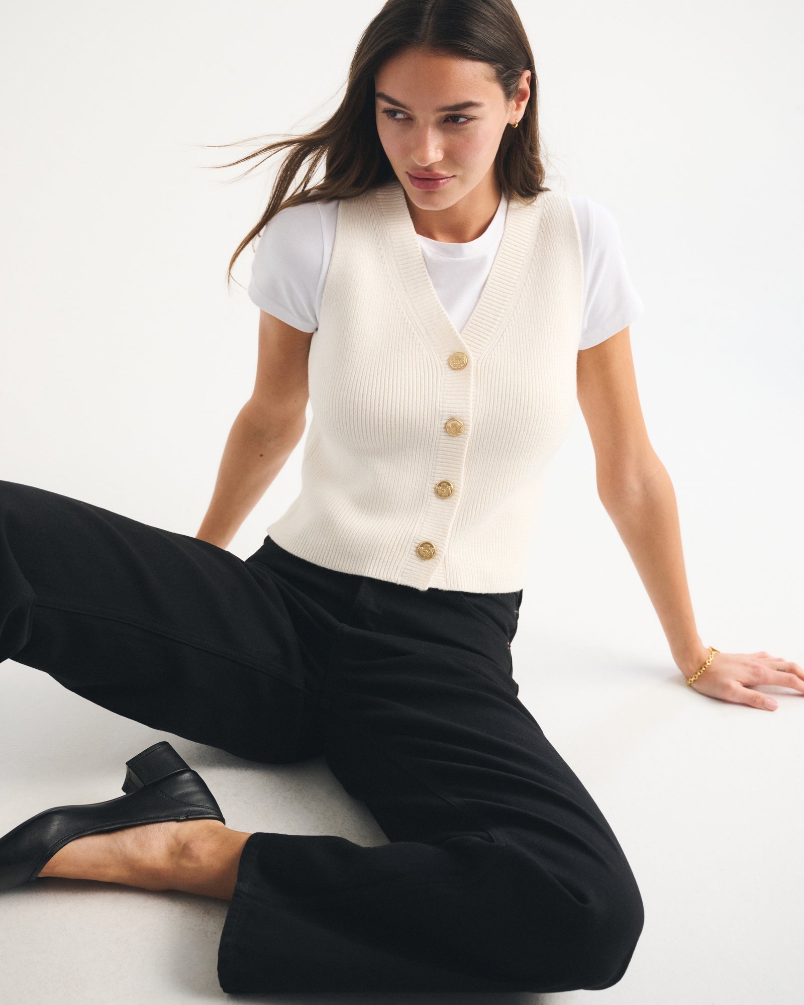 Abercrombie V-Neck Sweater Vest