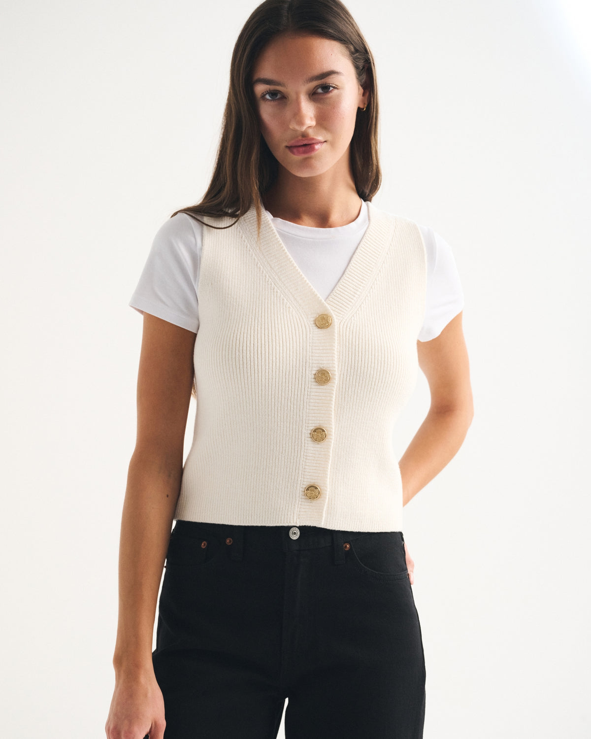 Abercrombie V-Neck Sweater Vest