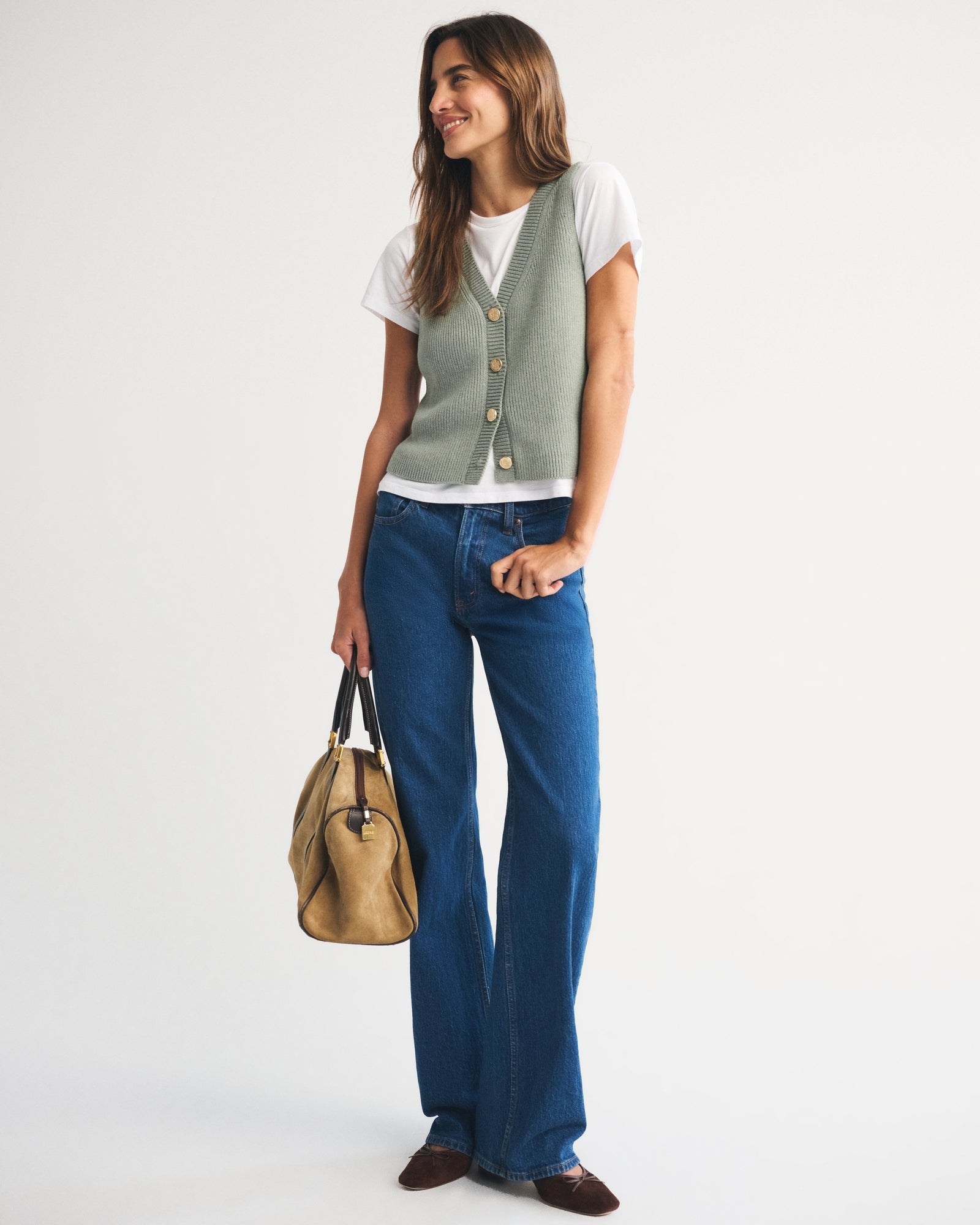 Abercrombie V-Neck Sweater Vest