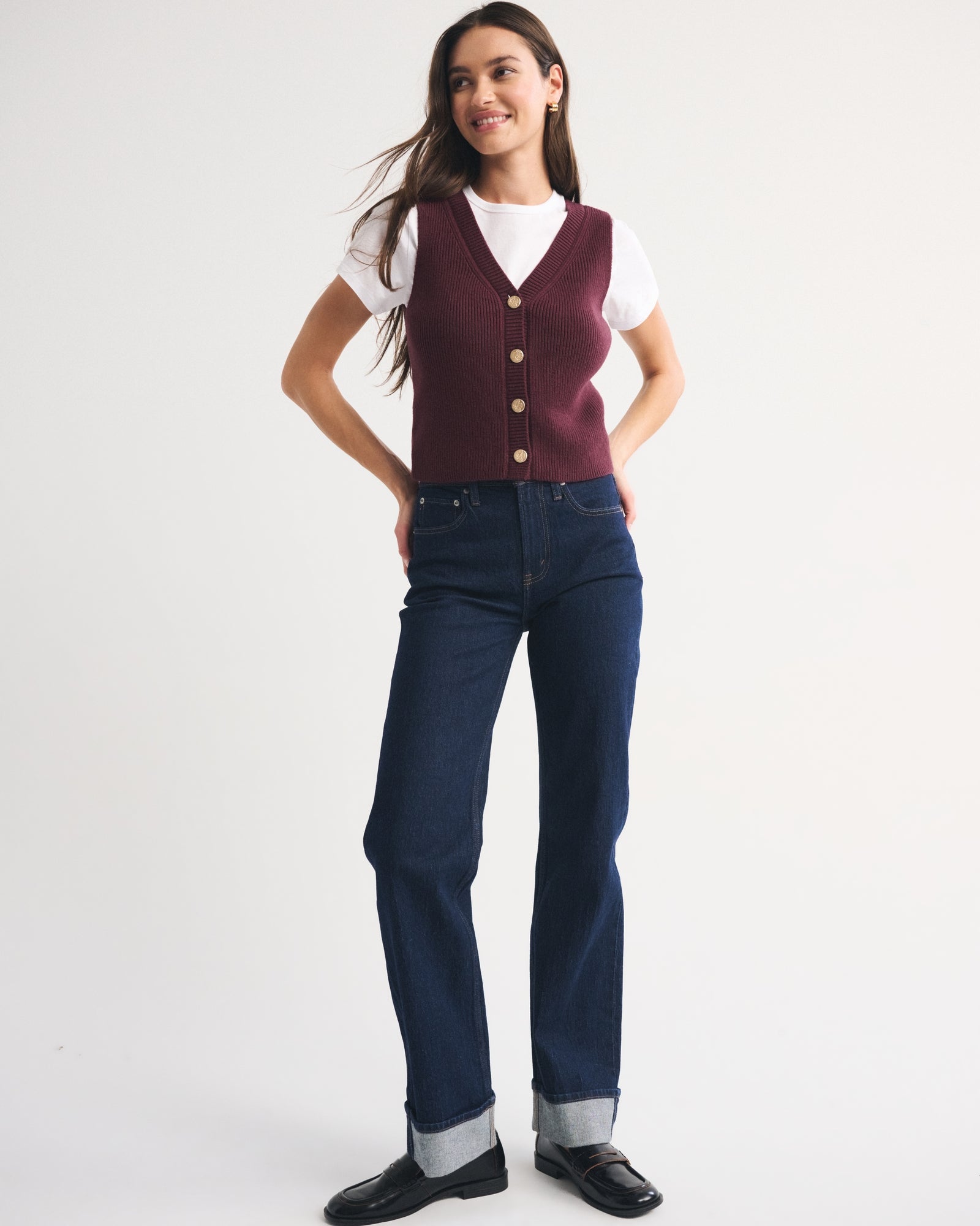 Abercrombie V-Neck Sweater Vest