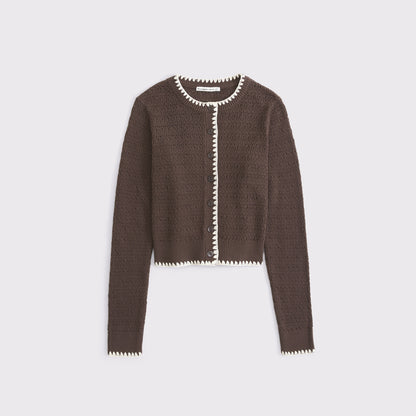 Abercrombie Shrunken Crew Cardigan
