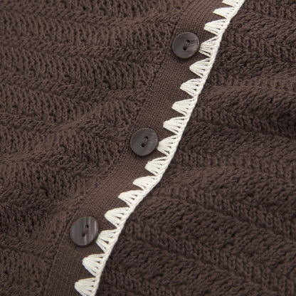 Abercrombie Shrunken Crew Cardigan