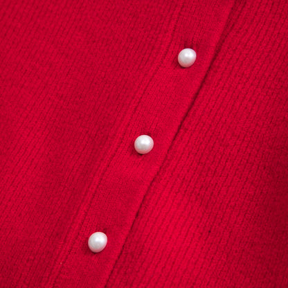 Abercrombie Merino Wool-Blend Short-Sleeve Cardigan