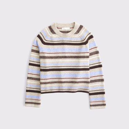 Abercrombie The A&F Madeline Merino Wool-Blend Crew Sweater