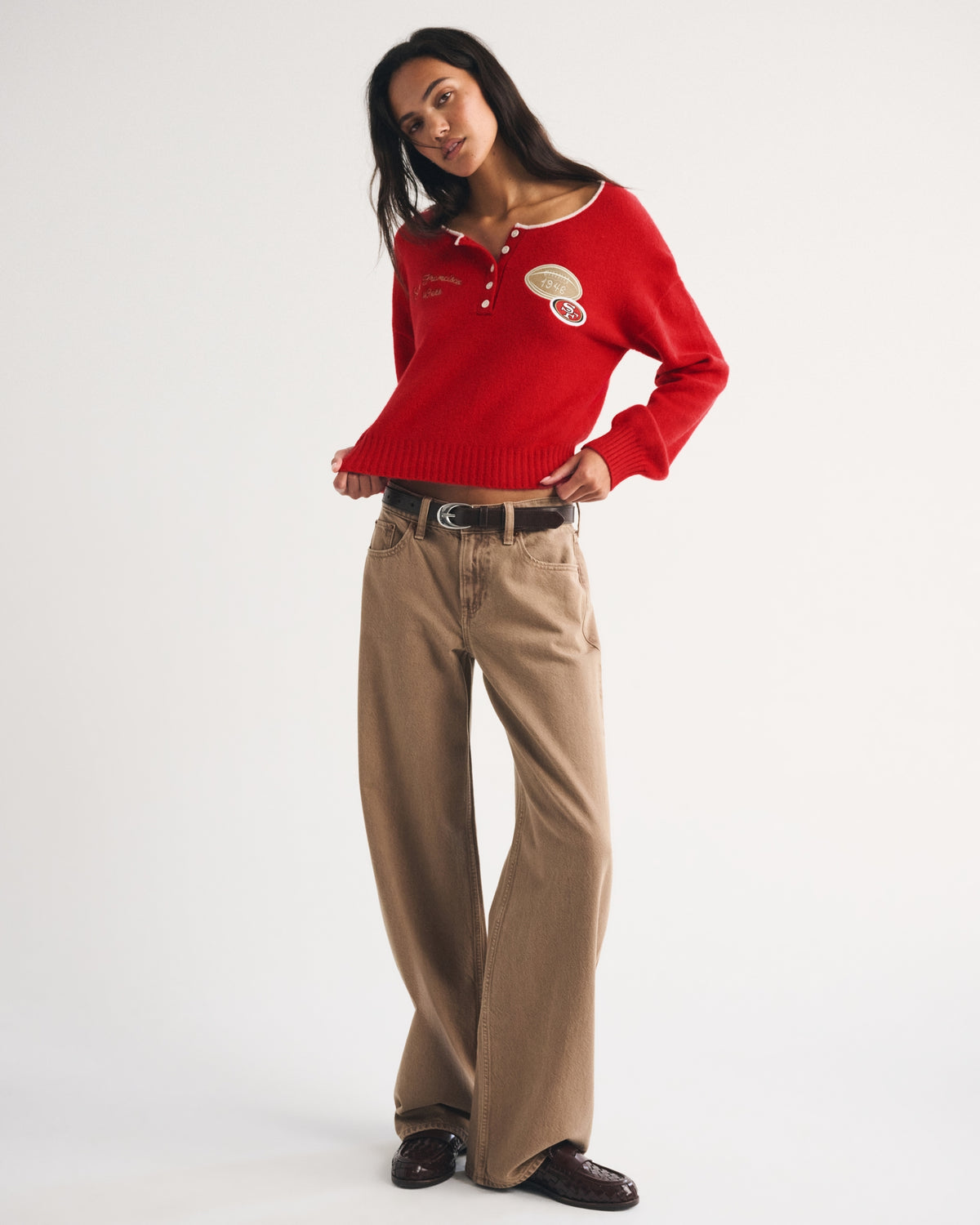 Abercrombie Kansas City Chiefs Henley Sweater
