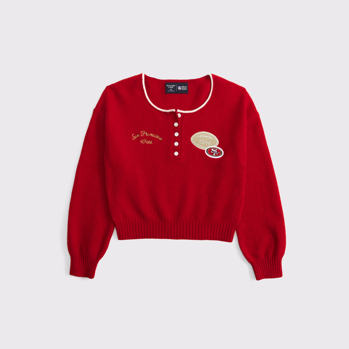 Abercrombie Kansas City Chiefs Henley Sweater