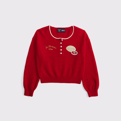 Abercrombie Kansas City Chiefs Henley Sweater