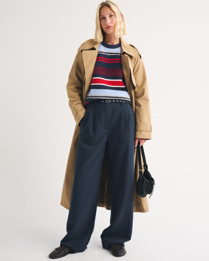 Abercrombie A&F Madeline Textural Crew Sweater
