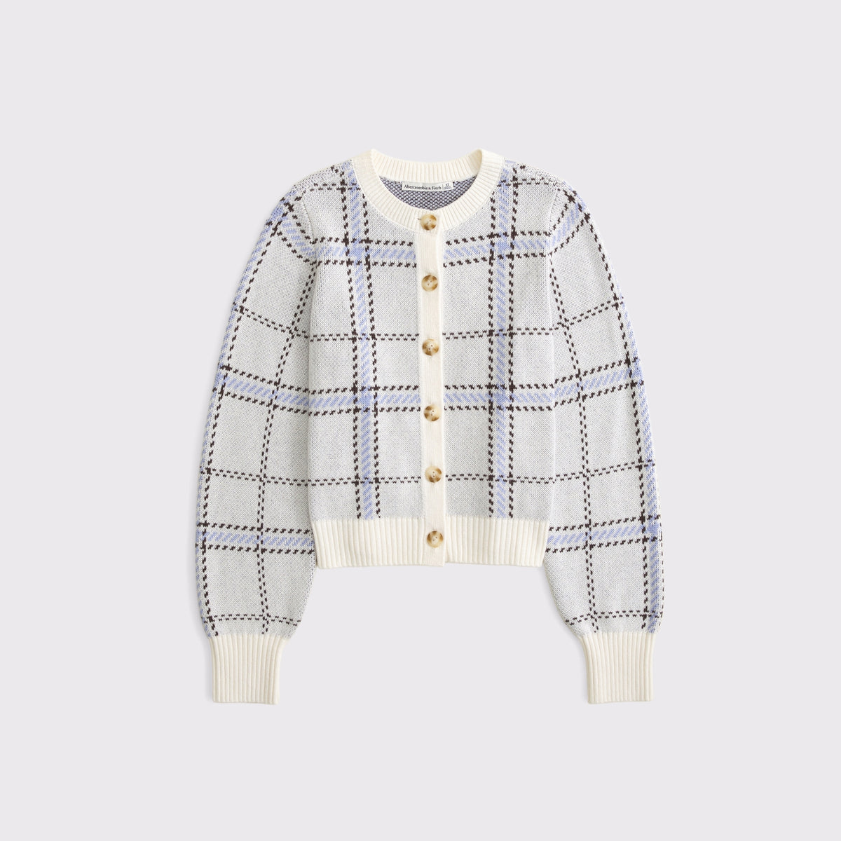 Abercrombie Textural Stitch Shrunken Cardigan