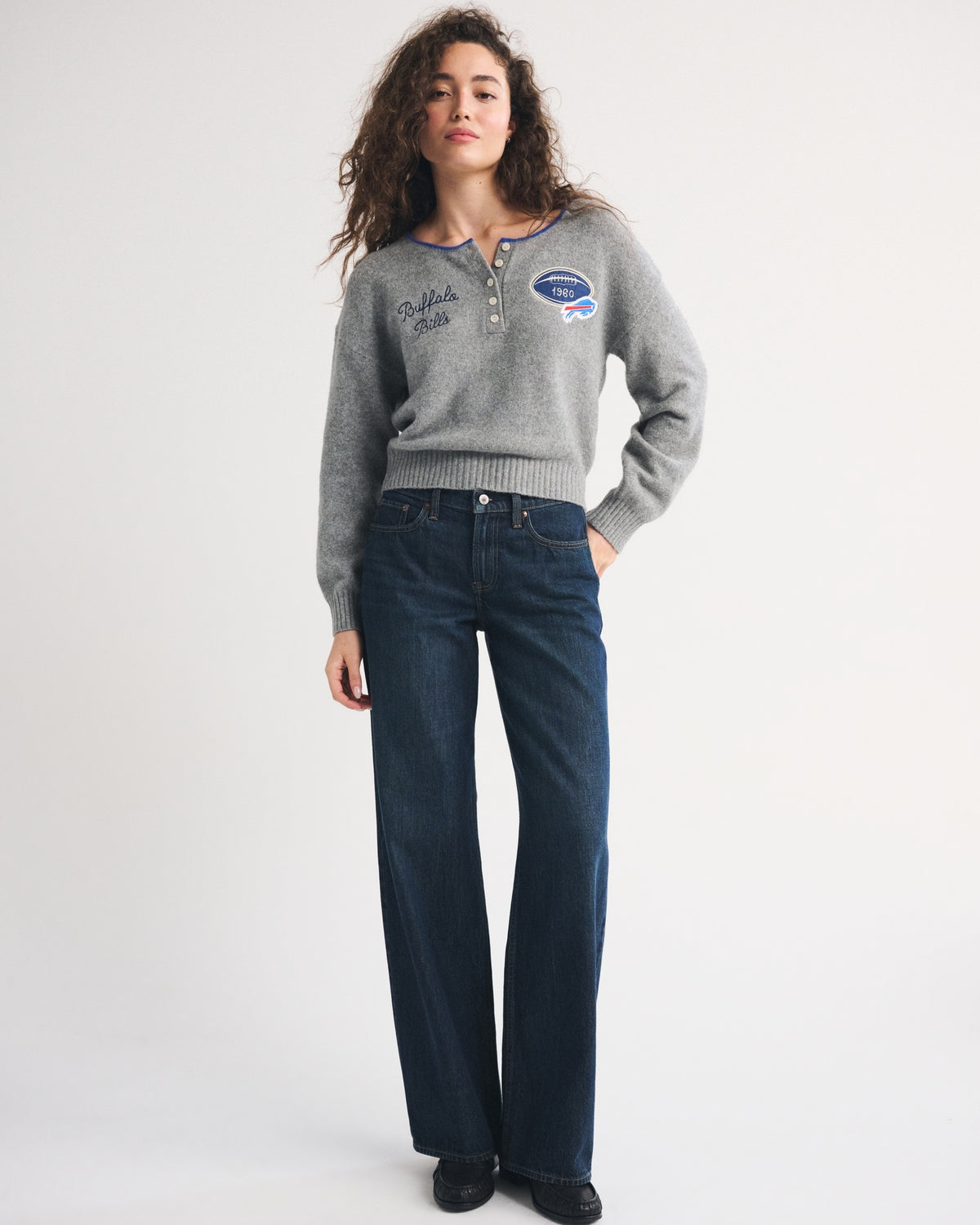 Abercrombie Kansas City Chiefs Henley Sweater