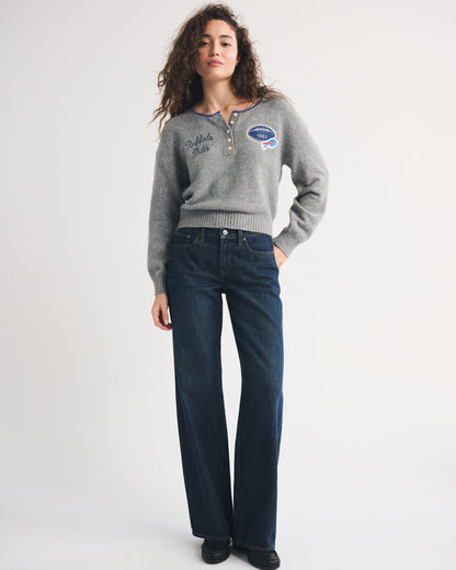 Abercrombie Kansas City Chiefs Henley Sweater