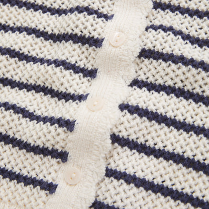 Abercrombie Crochet-Style Collared Cardigan