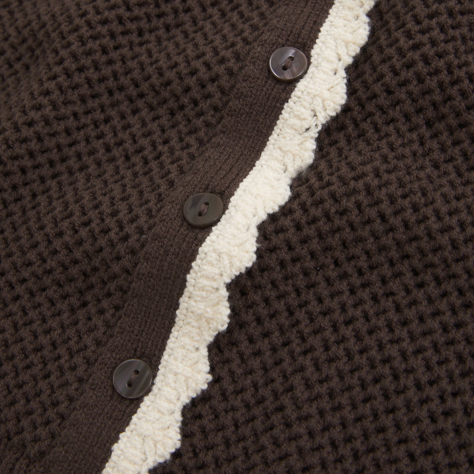 Abercrombie Crochet-Style Collared Cardigan