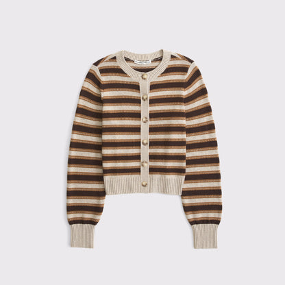 Abercrombie Textural Stitch Shrunken Cardigan