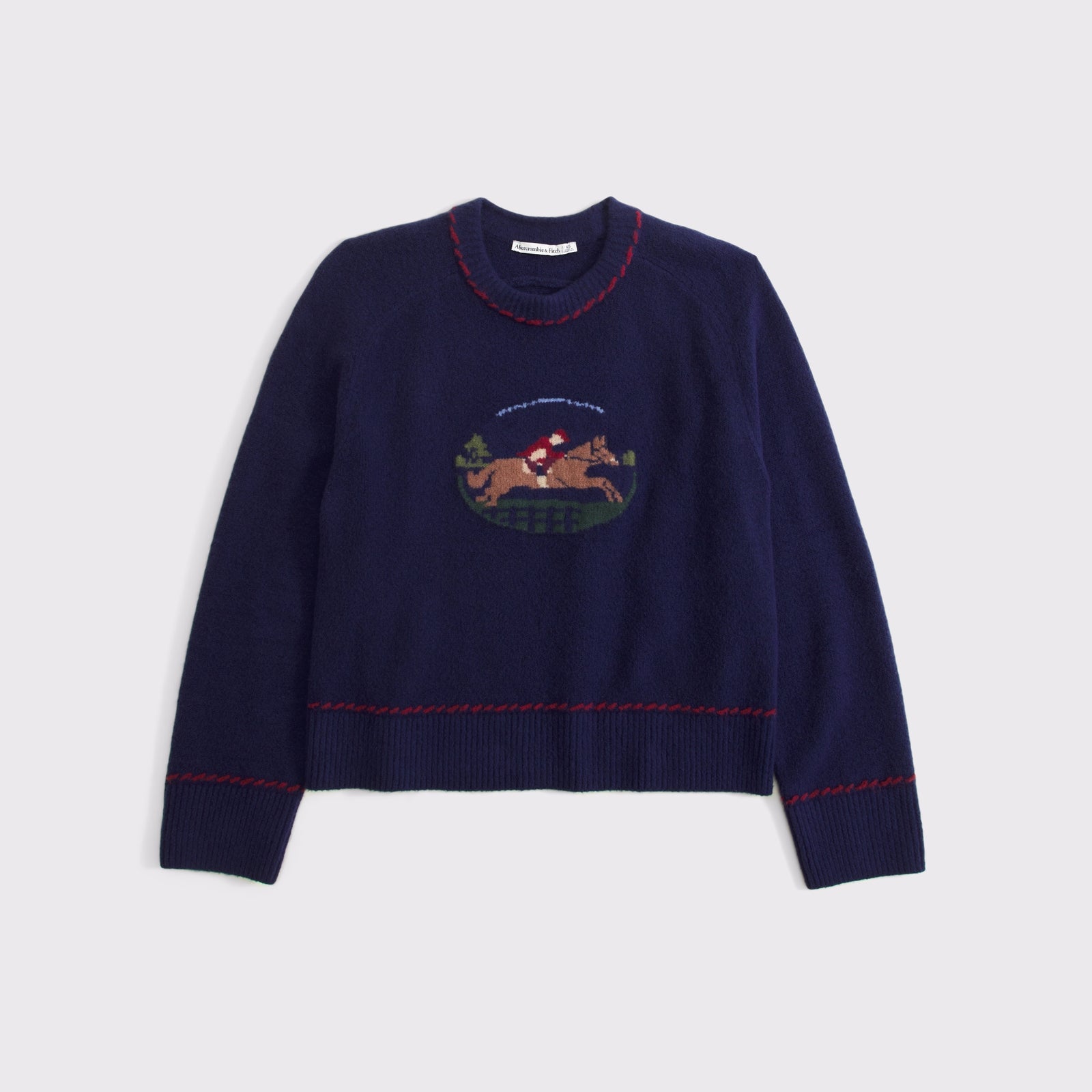 Abercrombie A&F Madeline Textural Crew Sweater