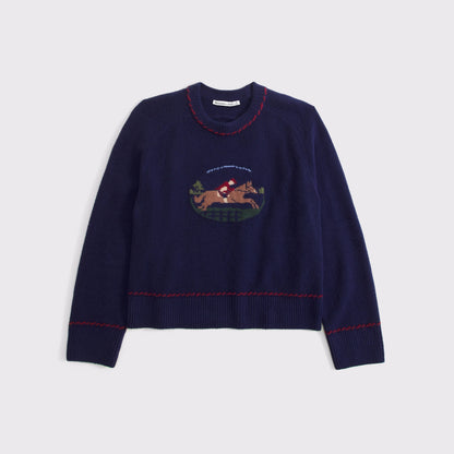 Abercrombie A&F Madeline Textural Crew Sweater