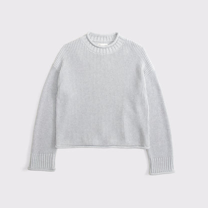 Abercrombie 100% Cotton Roll Neck Crew Sweater