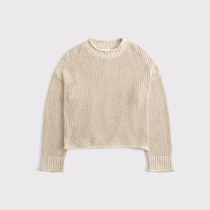 Abercrombie 100% Cotton Roll Neck Crew Sweater