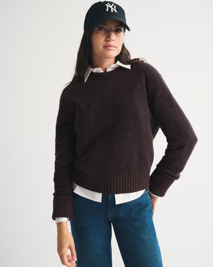 Abercrombie A&F Madeline Textural Crew Sweater