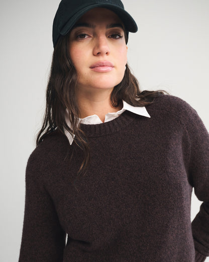 Abercrombie A&F Madeline Textural Crew Sweater
