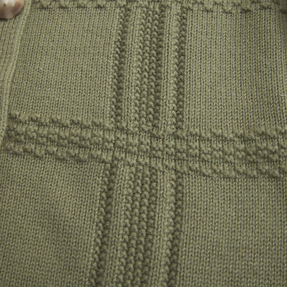 Abercrombie Textural Stitch Shrunken Cardigan