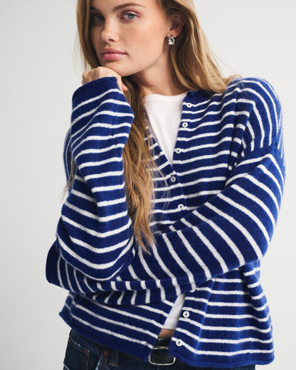 Abercrombie Merino Wool-Blend Roll Neck Cardigan