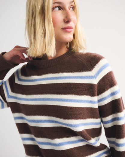 Abercrombie A&F Madeline Textural Crew Sweater