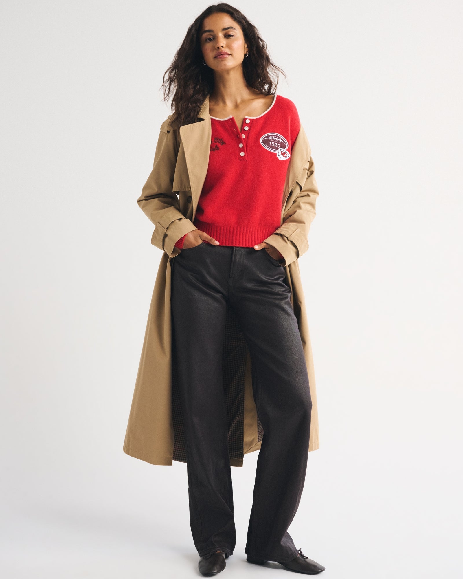 Abercrombie Kansas City Chiefs Henley Sweater