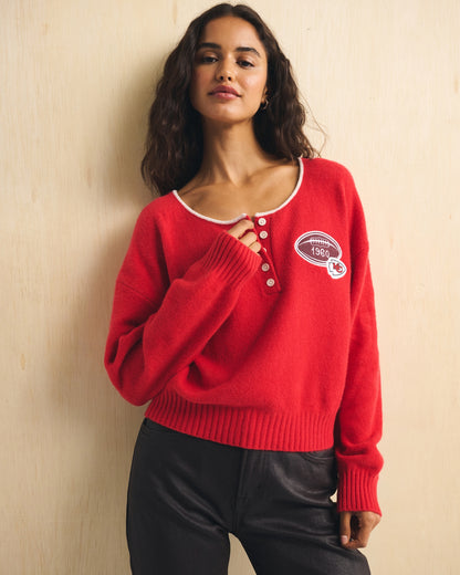 Abercrombie Kansas City Chiefs Henley Sweater