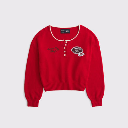Abercrombie Kansas City Chiefs Henley Sweater