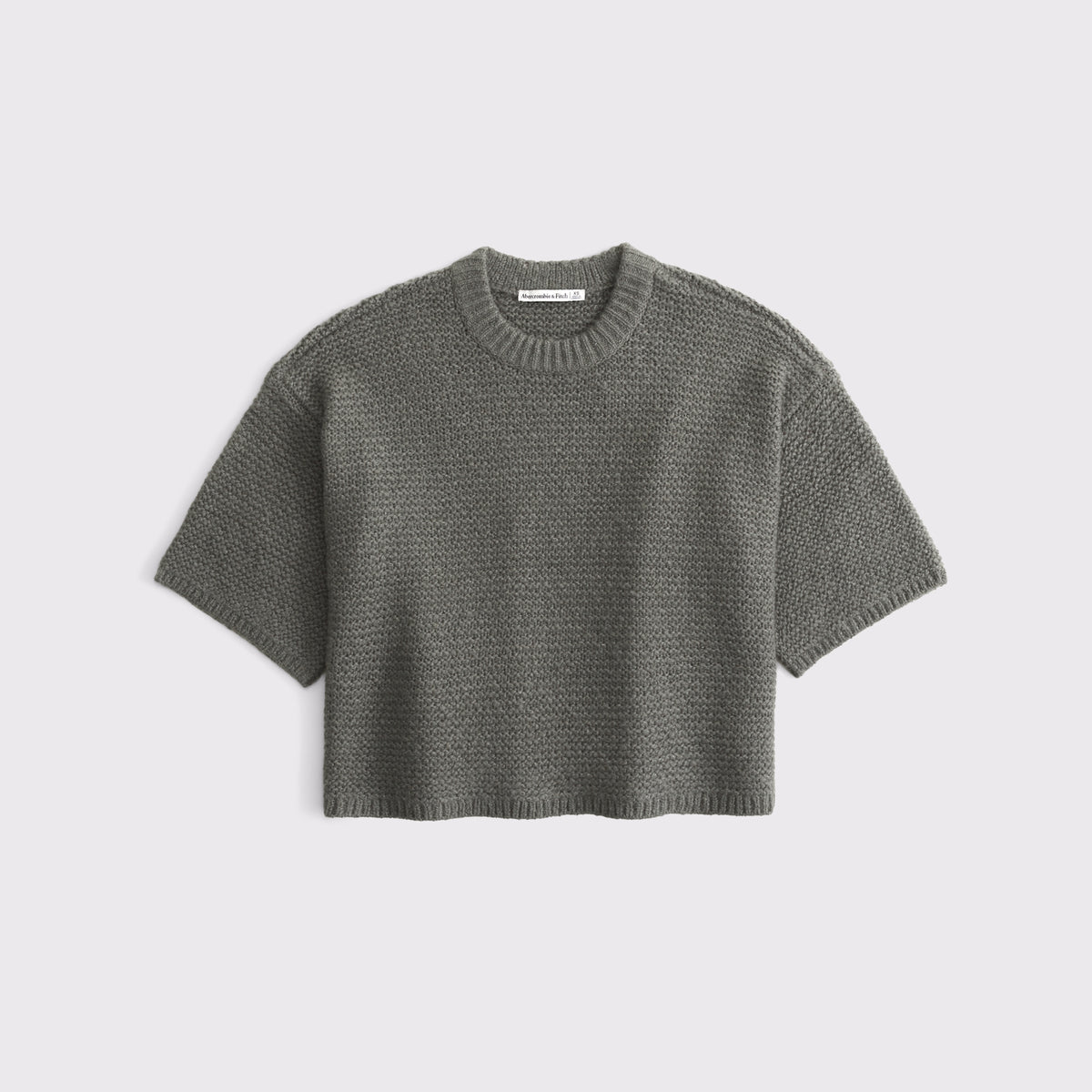 Abercrombie Short-Sleeve Boxy Sweater Tee