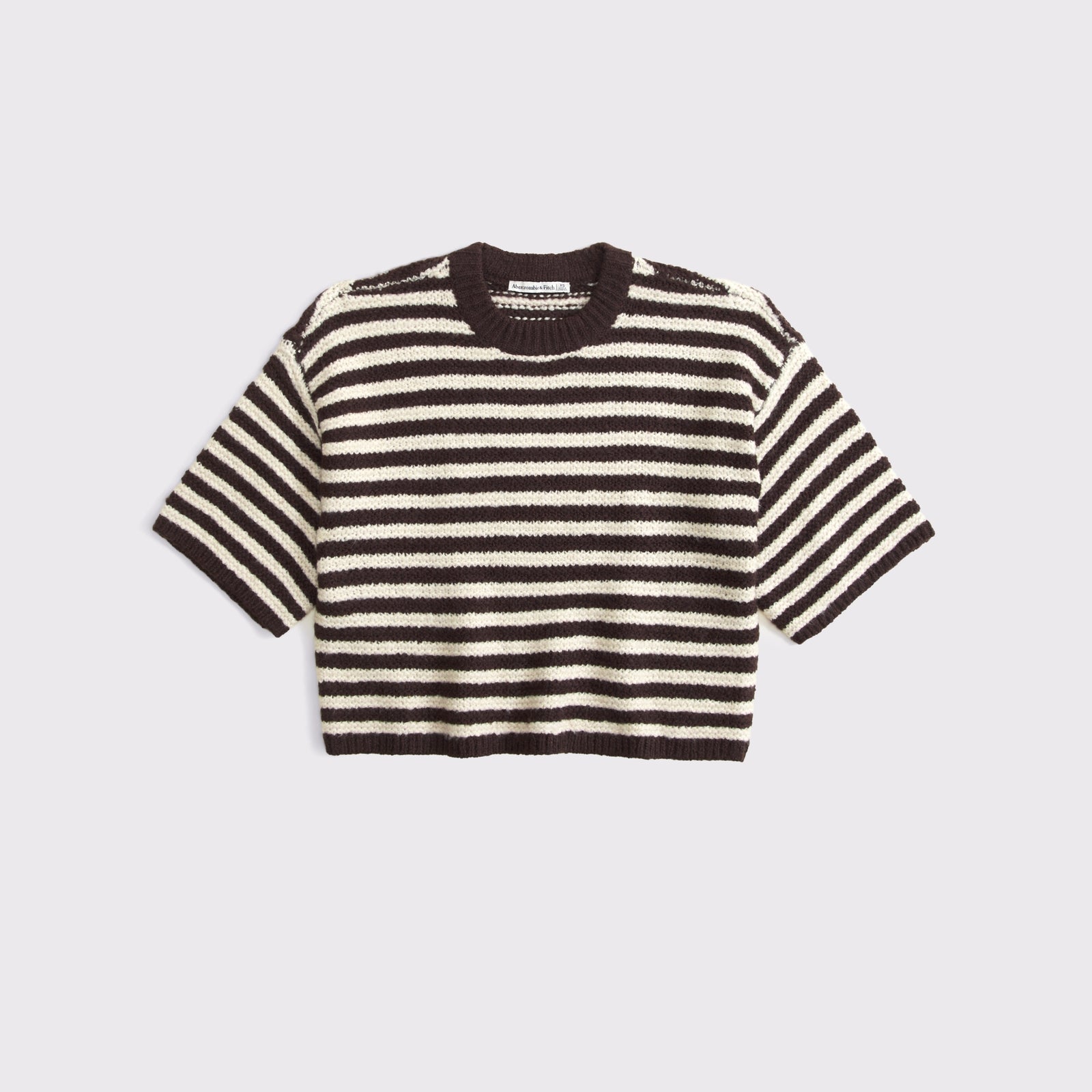Abercrombie Short-Sleeve Boxy Sweater Tee