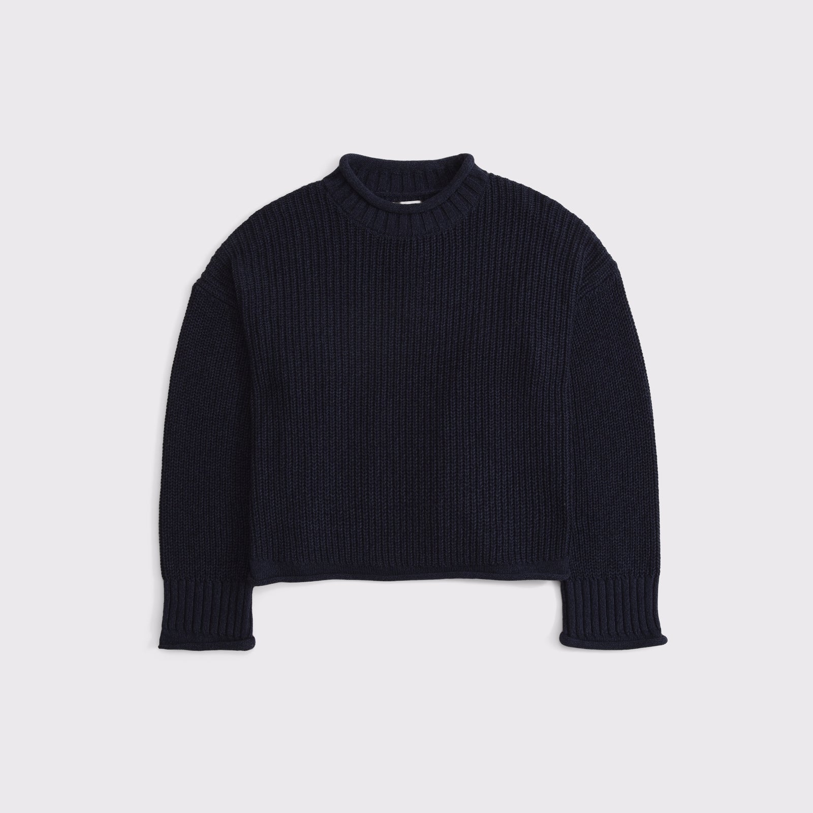 Abercrombie 100% Cotton Roll Neck Crew Sweater