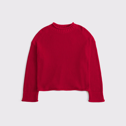 Abercrombie 100% Cotton Roll Neck Crew Sweater