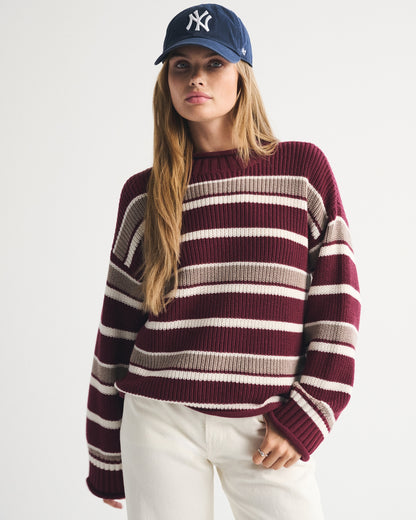Abercrombie 100% Cotton Roll Neck Crew Sweater