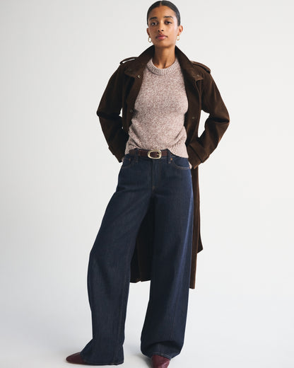 Abercrombie A&F Madeline Textural Crew Sweater
