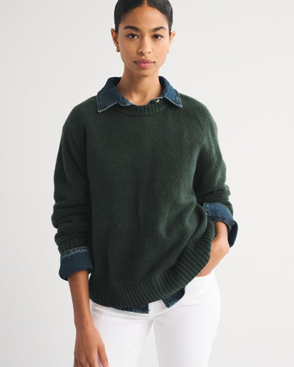 Abercrombie A&F Madeline Textural Crew Sweater