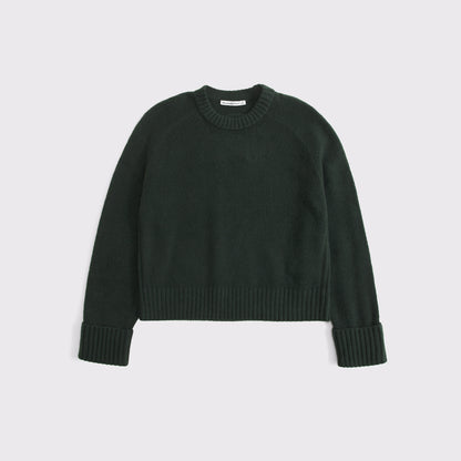 Abercrombie A&F Madeline Textural Crew Sweater