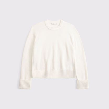 Abercrombie A&F Madeline Textural Crew Sweater