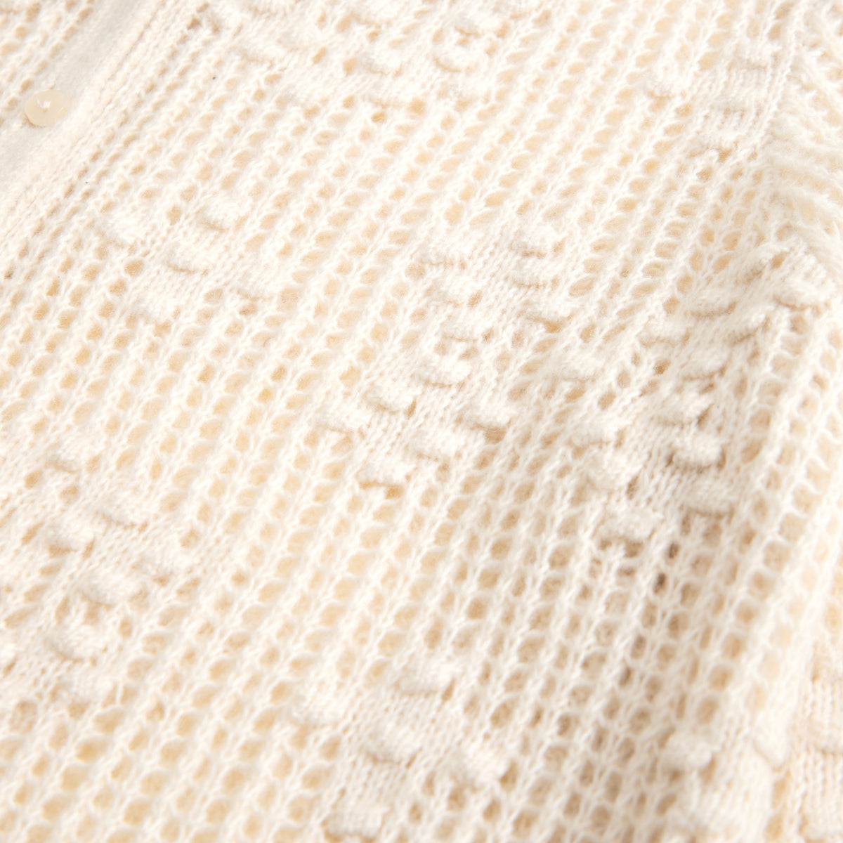 Abercrombie Tie-Waist Bobble-Stitch Cardigan