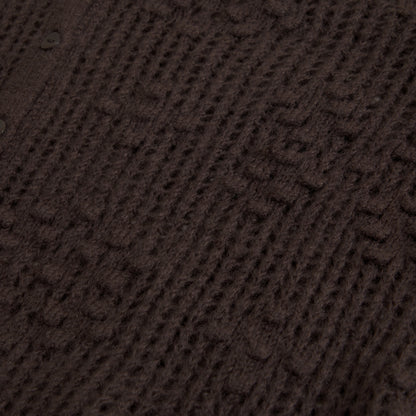 Abercrombie Tie-Waist Bobble-Stitch Cardigan