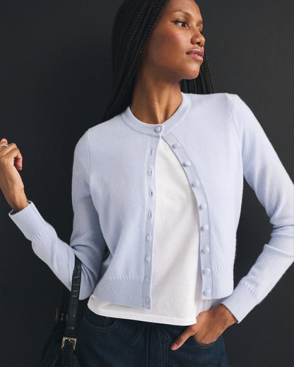Abercrombie 100% Cashmere Shrunken Cardigan