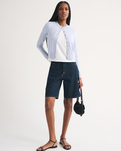 Abercrombie 100% Cashmere Shrunken Cardigan