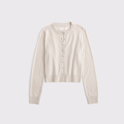 Abercrombie 100% Cashmere Shrunken Cardigan